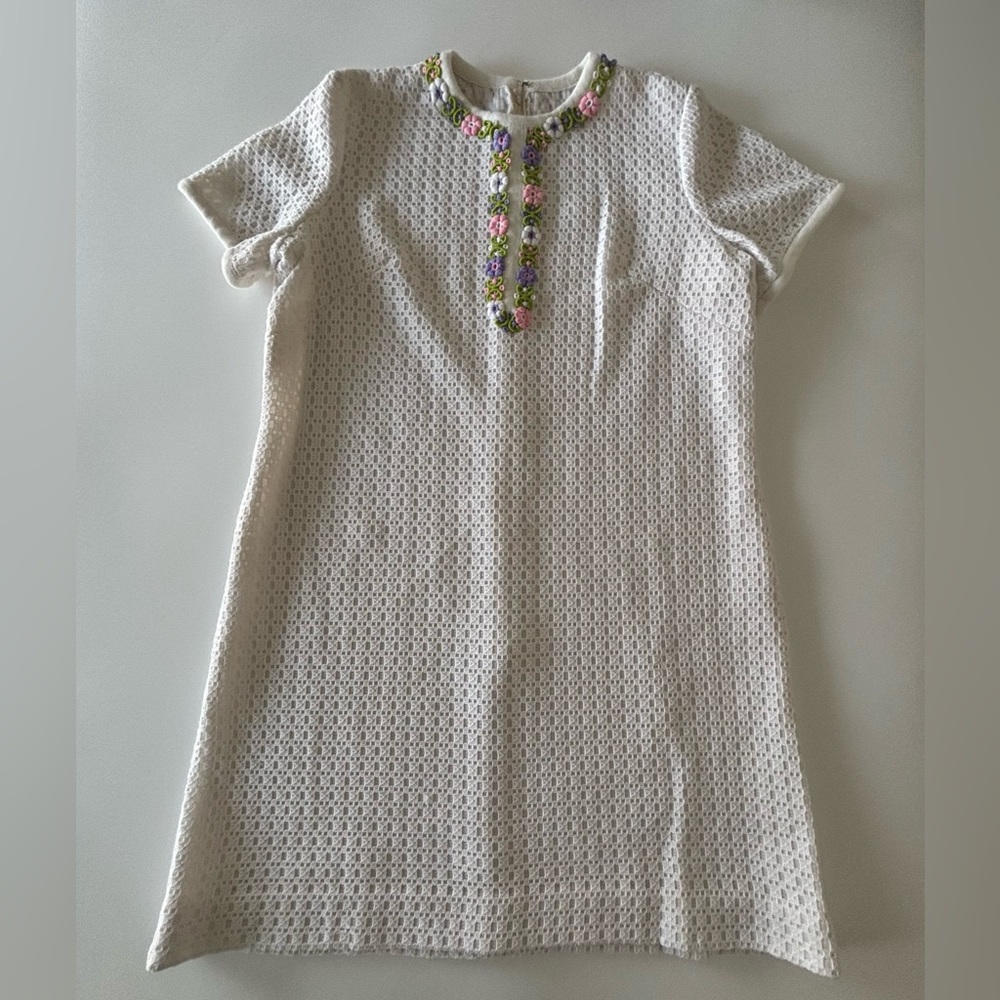 Westover New York | Vintage 60s- 70s | Embroidered Flowers‎ | Dress